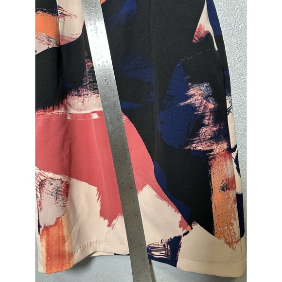 Le Château - Abstract Print Sleeveless Sheath Dress - Size XS - Picture 10 of 13